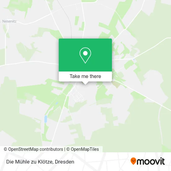 Карта Die Mühle zu Klötze
