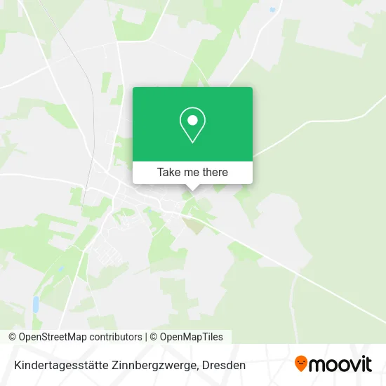 Карта Kindertagesstätte Zinnbergzwerge