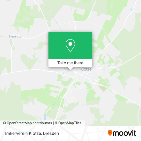 Карта Imkerverein Klötze