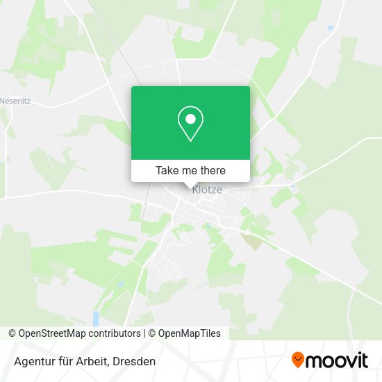 Карта Agentur für Arbeit