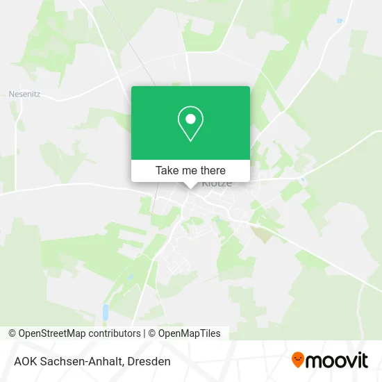 Карта AOK Sachsen-Anhalt