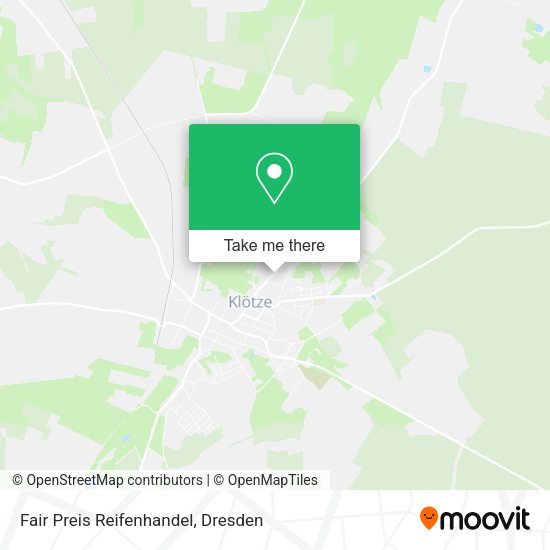 Карта Fair Preis Reifenhandel