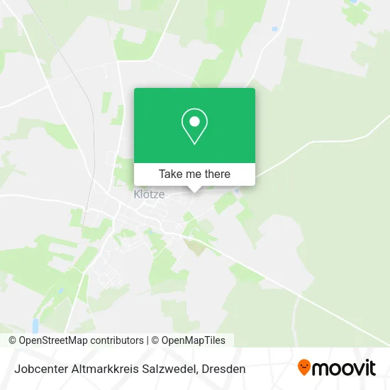 Карта Jobcenter Altmarkkreis Salzwedel
