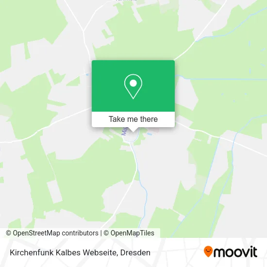 Карта Kirchenfunk Kalbes Webseite