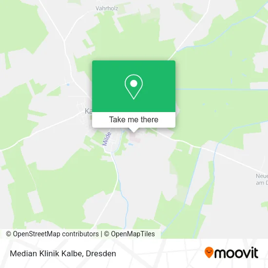 Карта Median Klinik Kalbe