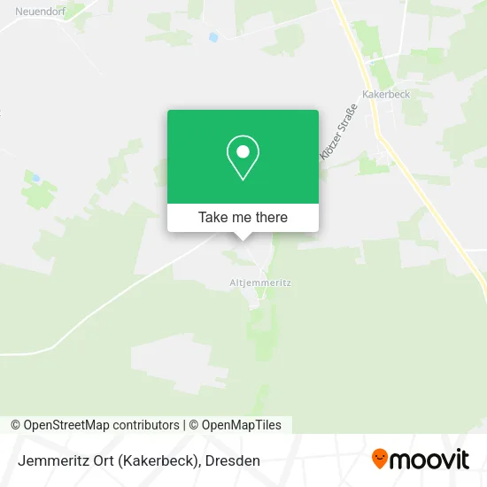 Карта Jemmeritz Ort (Kakerbeck)