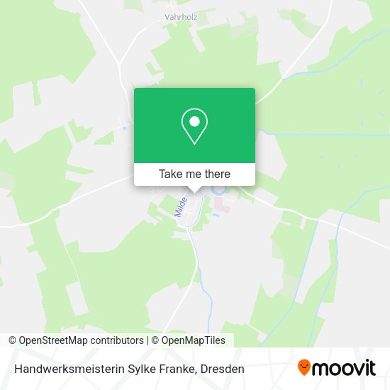 Карта Handwerksmeisterin Sylke Franke