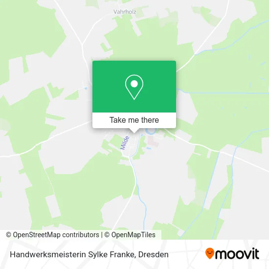 Карта Handwerksmeisterin Sylke Franke