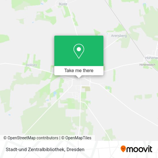 Карта Stadt-und Zentralbibliothek
