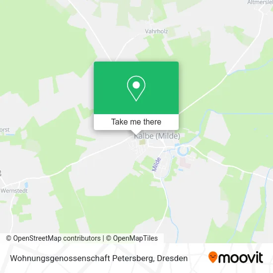 Карта Wohnungsgenossenschaft Petersberg