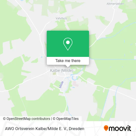 Карта AWO Ortsverein Kalbe / Milde E. V.