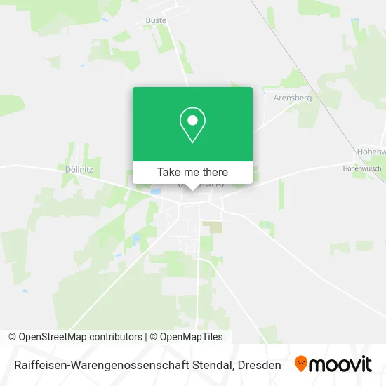 Карта Raiffeisen-Warengenossenschaft Stendal