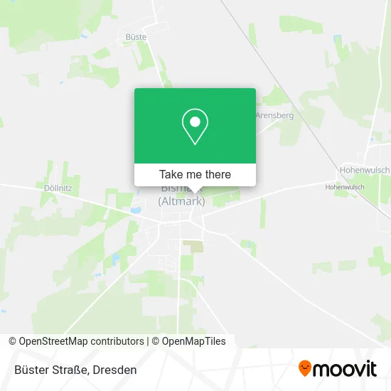 Карта Büster Straße