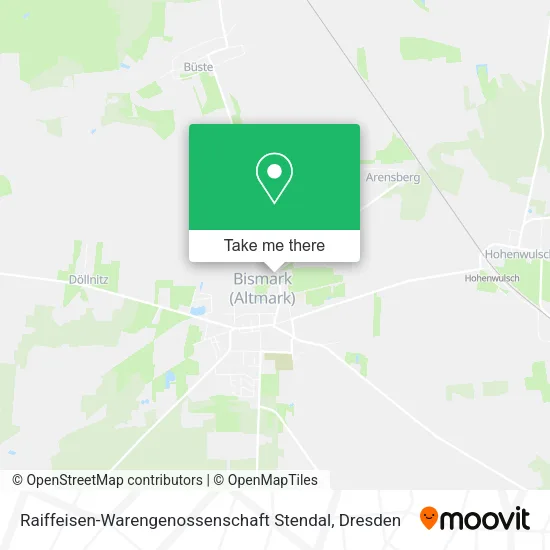 Карта Raiffeisen-Warengenossenschaft Stendal
