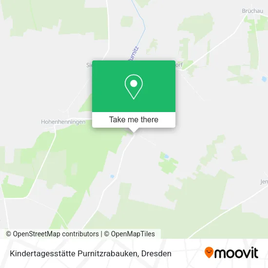 Карта Kindertagesstätte Purnitzrabauken