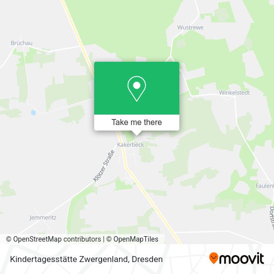 Карта Kindertagesstätte Zwergenland
