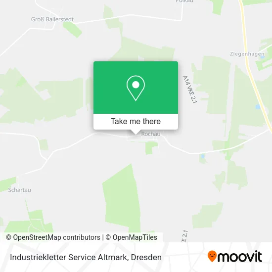 Карта Industriekletter Service Altmark