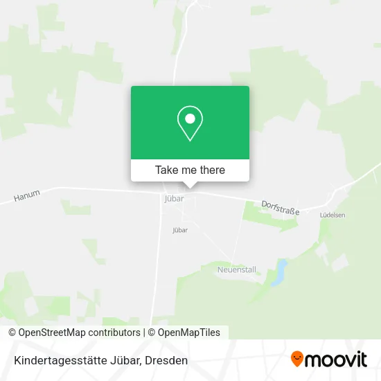 Карта Kindertagesstätte Jübar