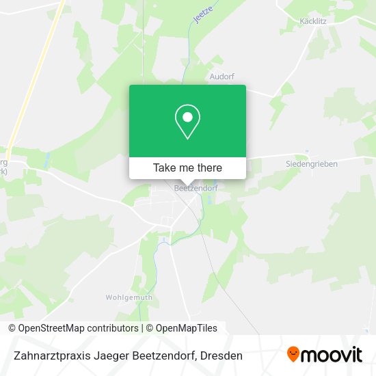 Карта Zahnarztpraxis Jaeger Beetzendorf