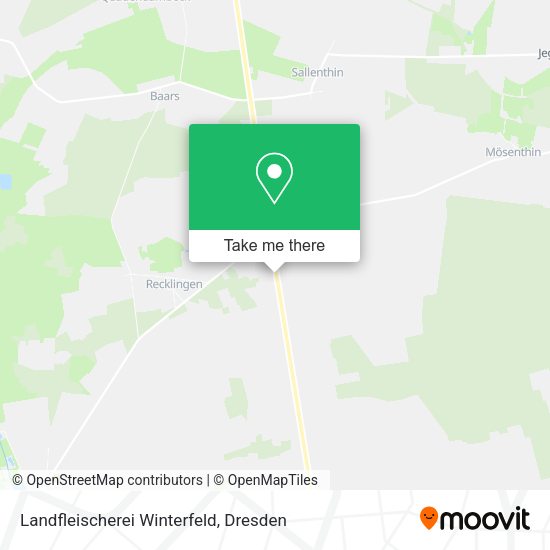 Карта Landfleischerei Winterfeld