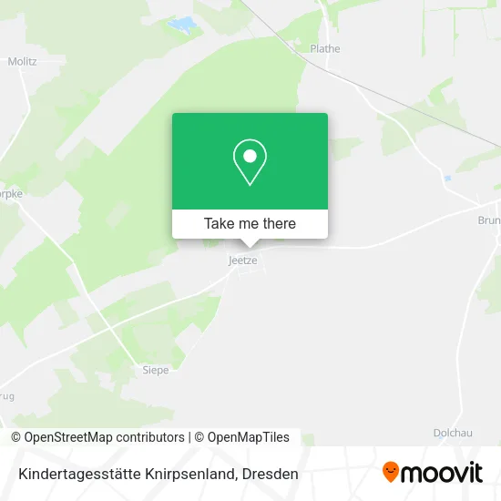 Карта Kindertagesstätte Knirpsenland