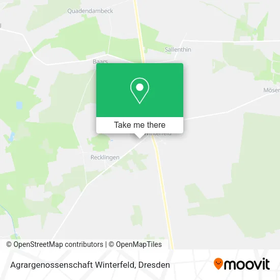 Карта Agrargenossenschaft Winterfeld