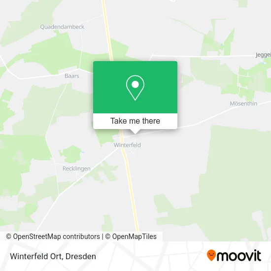 Карта Winterfeld Ort