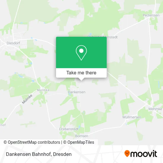 Карта Dankensen Bahnhof