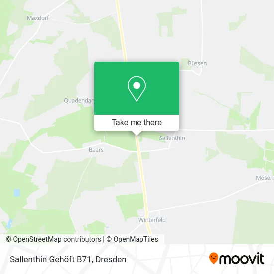 Карта Sallenthin Gehöft B71