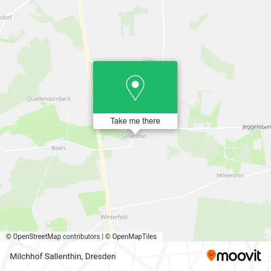 Карта Milchhof Sallenthin