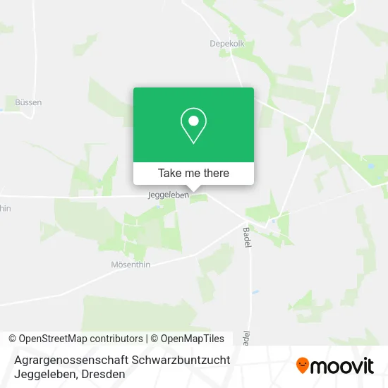 Agrargenossenschaft Schwarzbuntzucht Jeggeleben map