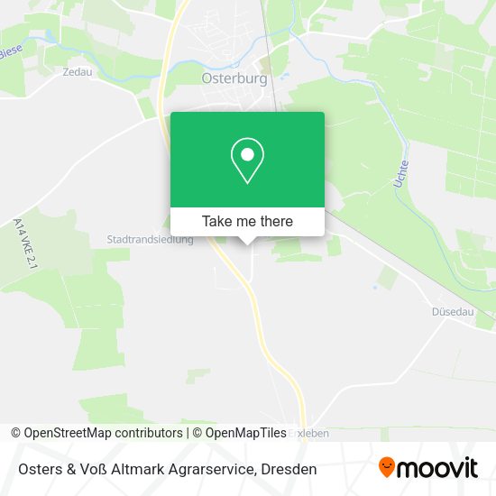 Карта Osters & Voß Altmark Agrarservice
