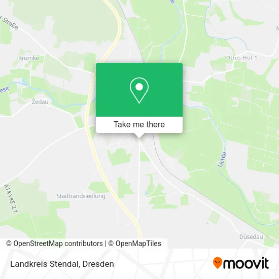 Карта Landkreis Stendal