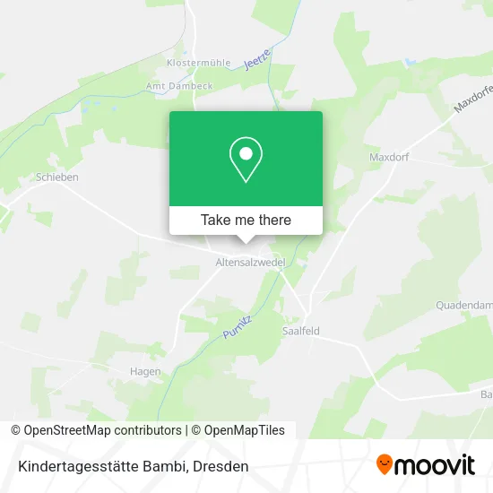 Карта Kindertagesstätte Bambi