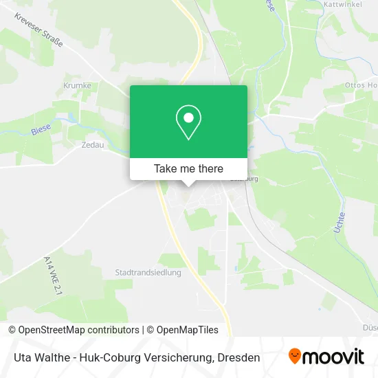 Карта Uta Walthe - Huk-Coburg Versicherung