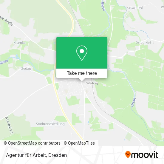 Agentur für Arbeit map