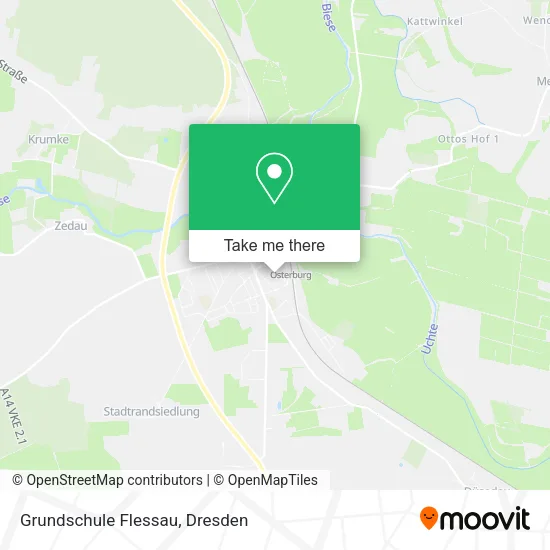 Карта Grundschule Flessau
