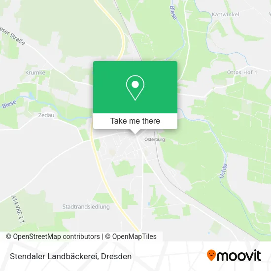 Карта Stendaler Landbäckerei
