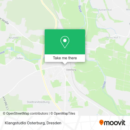 Карта Klangstudio Osterburg