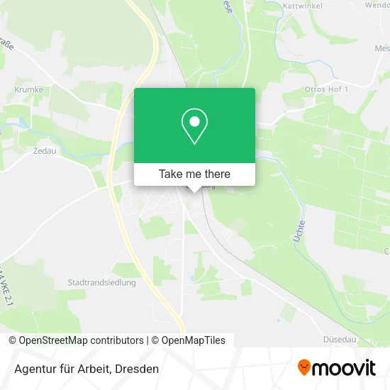 Карта Agentur für Arbeit