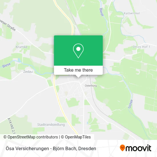 Карта Ösa Versicherungen - Björn Bach