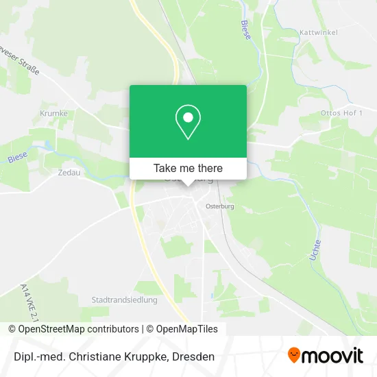 Карта Dipl.-med. Christiane Kruppke