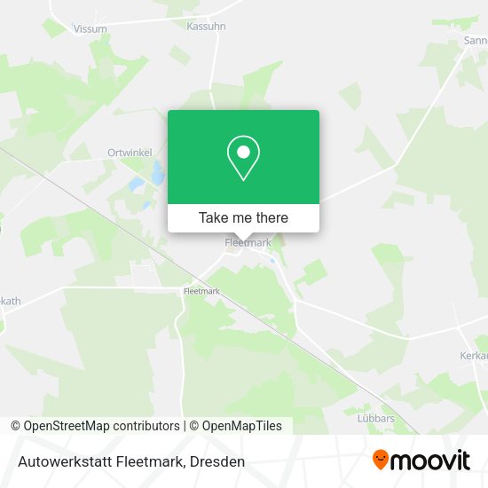 Карта Autowerkstatt Fleetmark
