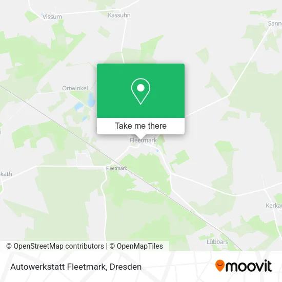Карта Autowerkstatt Fleetmark