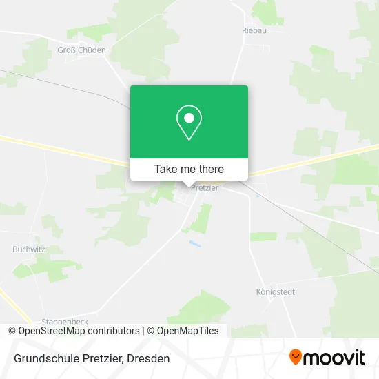 Карта Grundschule Pretzier