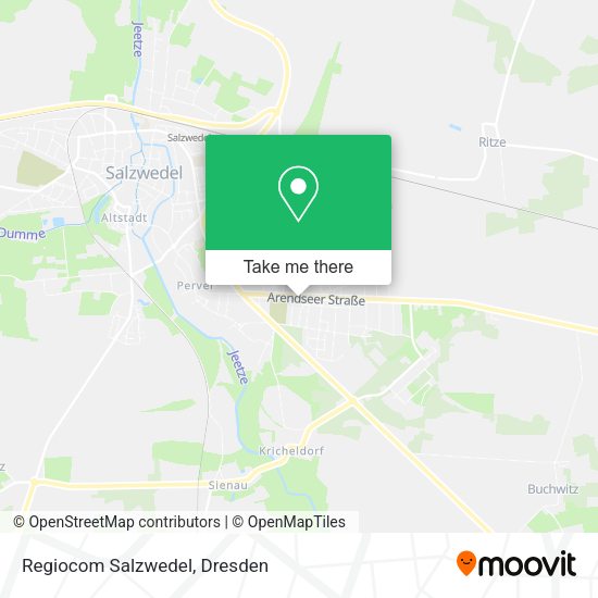 Карта Regiocom Salzwedel