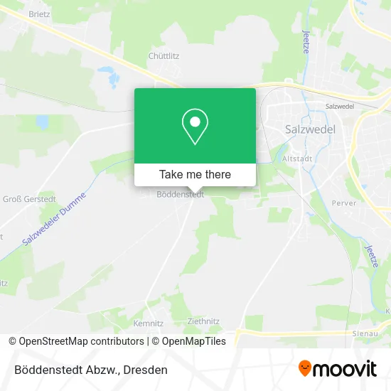 Карта Böddenstedt Abzw.