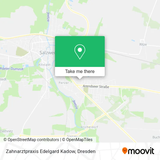 Карта Zahnarztpraxis Edelgard Kadow