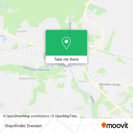 Карта Staysfinder