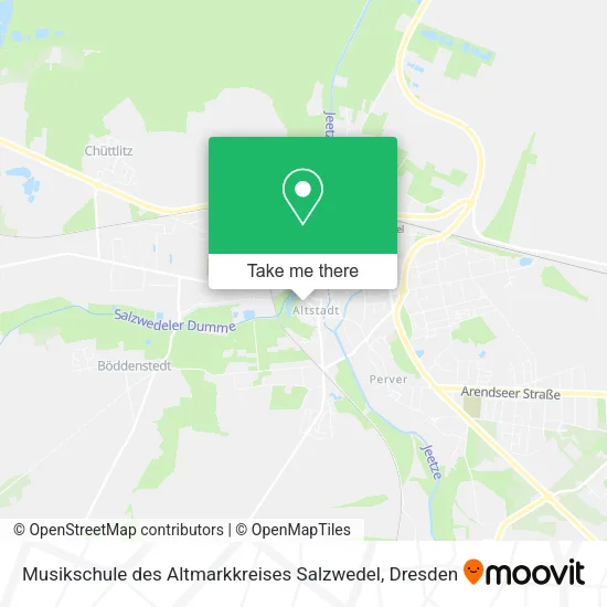 Карта Musikschule des Altmarkkreises Salzwedel